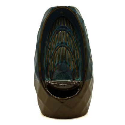 Backflow Incense Burner - Pineapple Mountain and Waterfall Twin Design