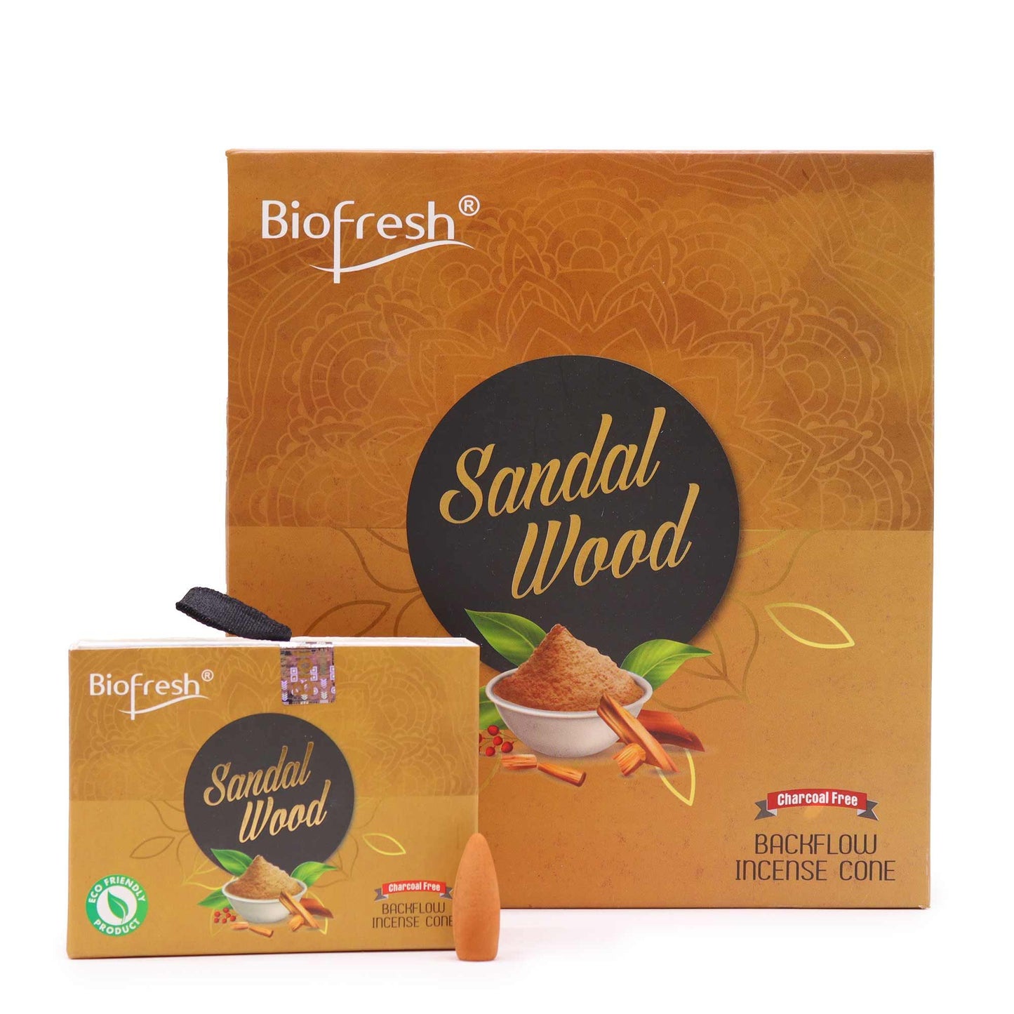Biofresh Backflow Incense Cones (40 cones) - Sandalwood