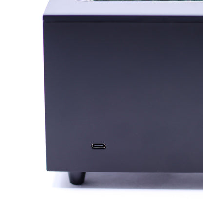 Difusor de aroma con efecto de llama y sonido de aves - USB negro - Cambio de color