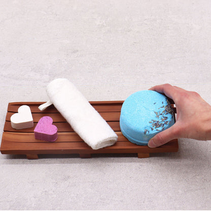 Bandeja Pan de jabón grande Caoba