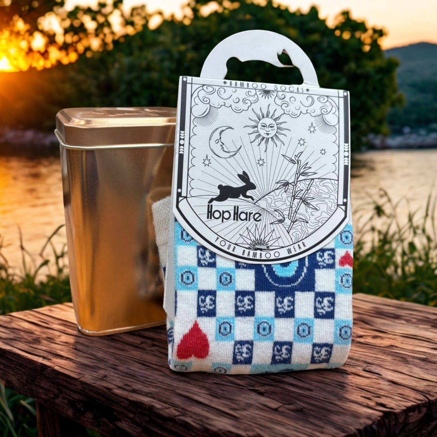 Calcetines bajos de bambú Hop Hare M/L (41-46) - Lucky Cat