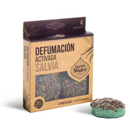 Resin Incense Tablets X 4 White Sage