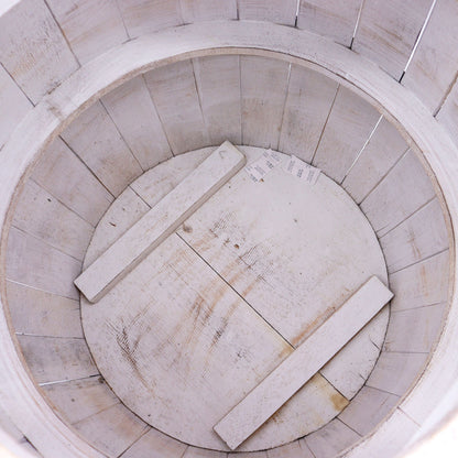 TABLE - Table beer barrel - Washed