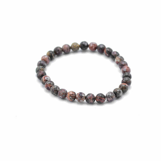 Gemstone Manifestation Bracelet - Leopard Skin - Courage