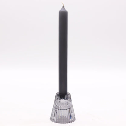 Reversible Dinner/Tea Light Holder - Midnight Grey
