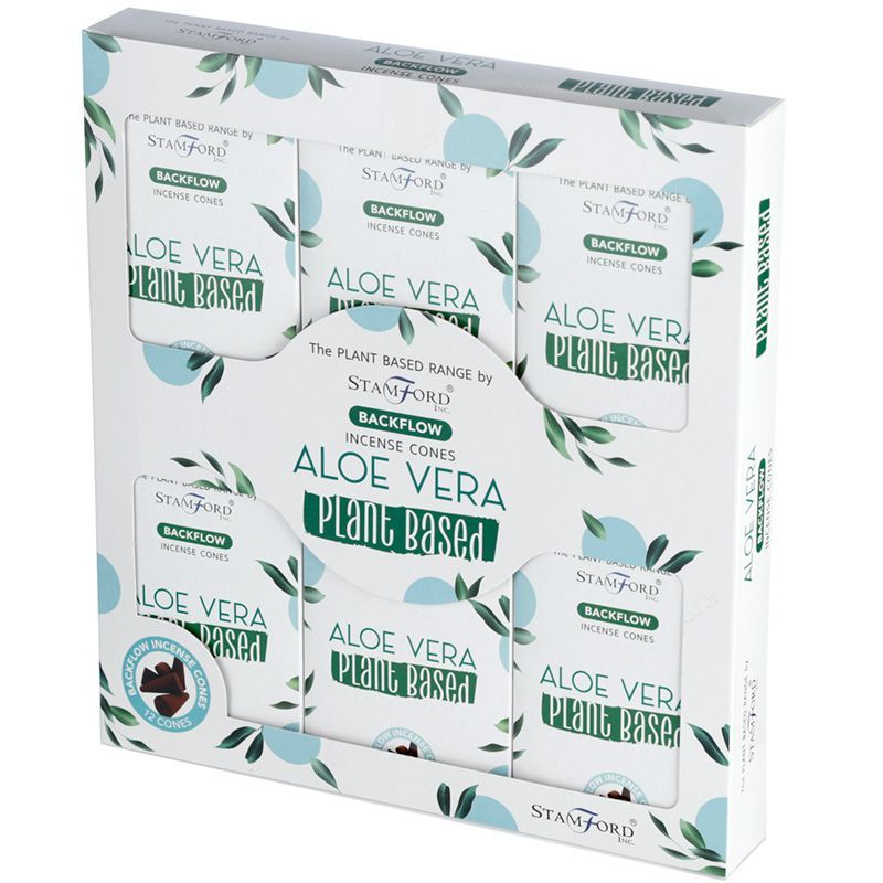 Herbal Backflow Incense Cones - Aloe Vera