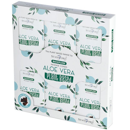 Herbal Backflow Incense Cones - Aloe Vera