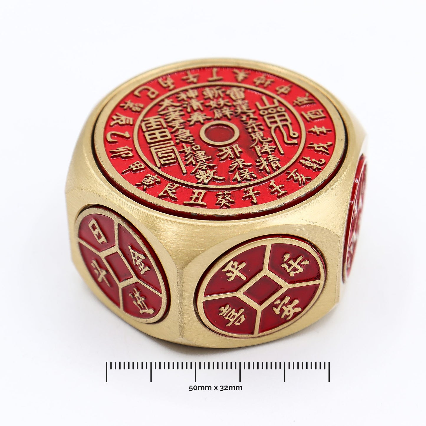 Feng Shui Fortune - Red Calendar and Coin Dice - Auspicious Date Picker