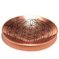 Copper offering plate - Flower of Life