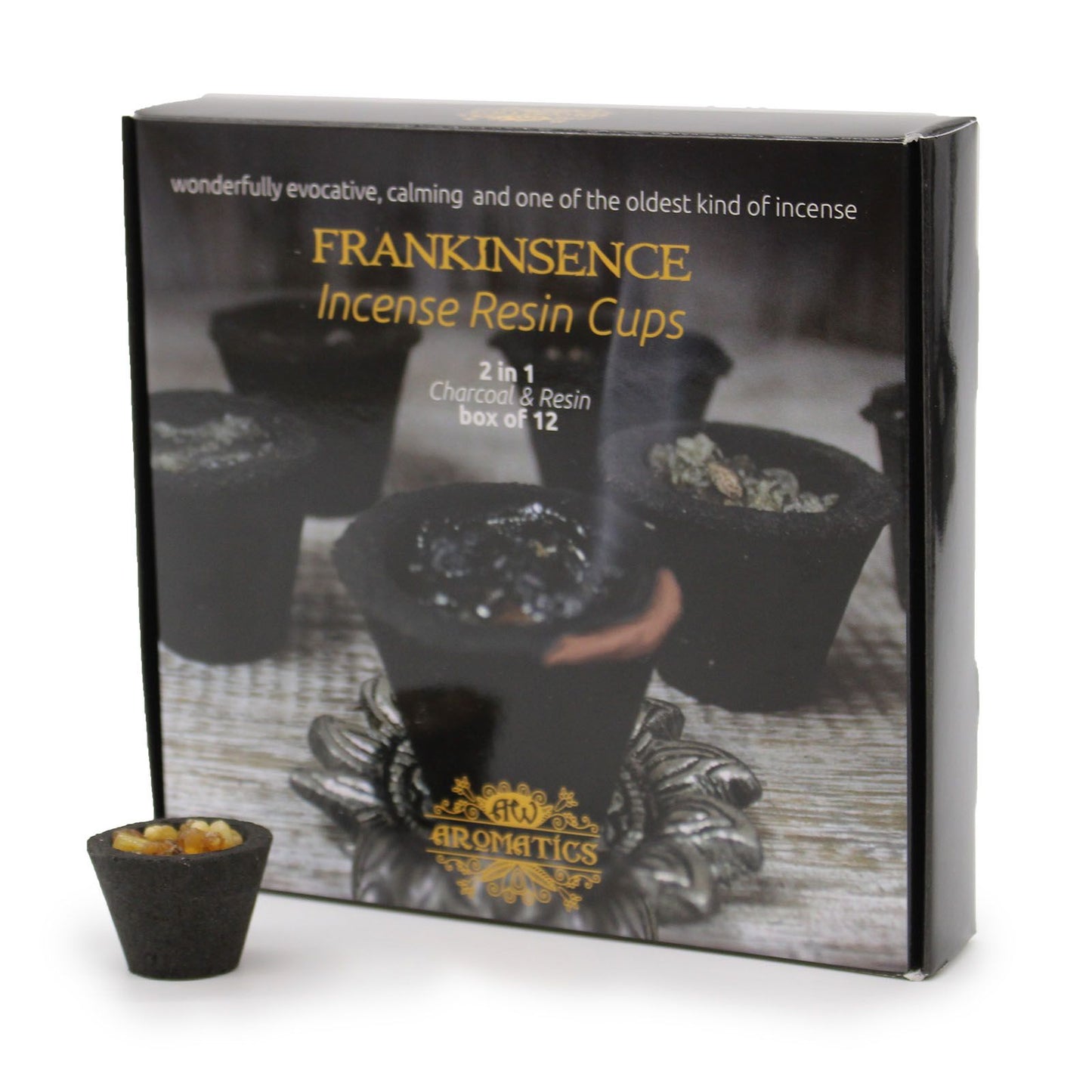 Box of 12 Resin Cups - Incense