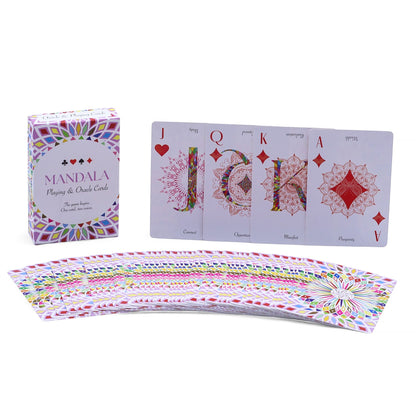 Mandala para jugar y Cartas de Oráculo – Simetría caleidoscópica