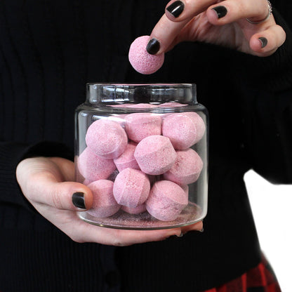 Bote de Cristal con Tapa de Bambú - 10cm