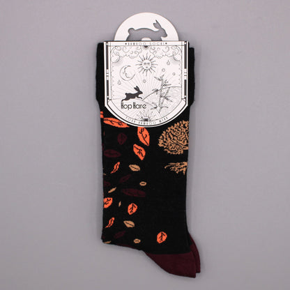 Hop Hare Bamboo Socks (S/M) - Tree of Life