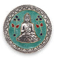 Buddha Incense Holder Green Decoration 10cm
