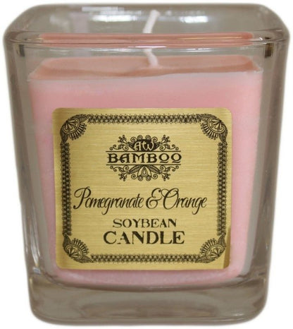 Soy Wax Candle - Pomegranate and Orange