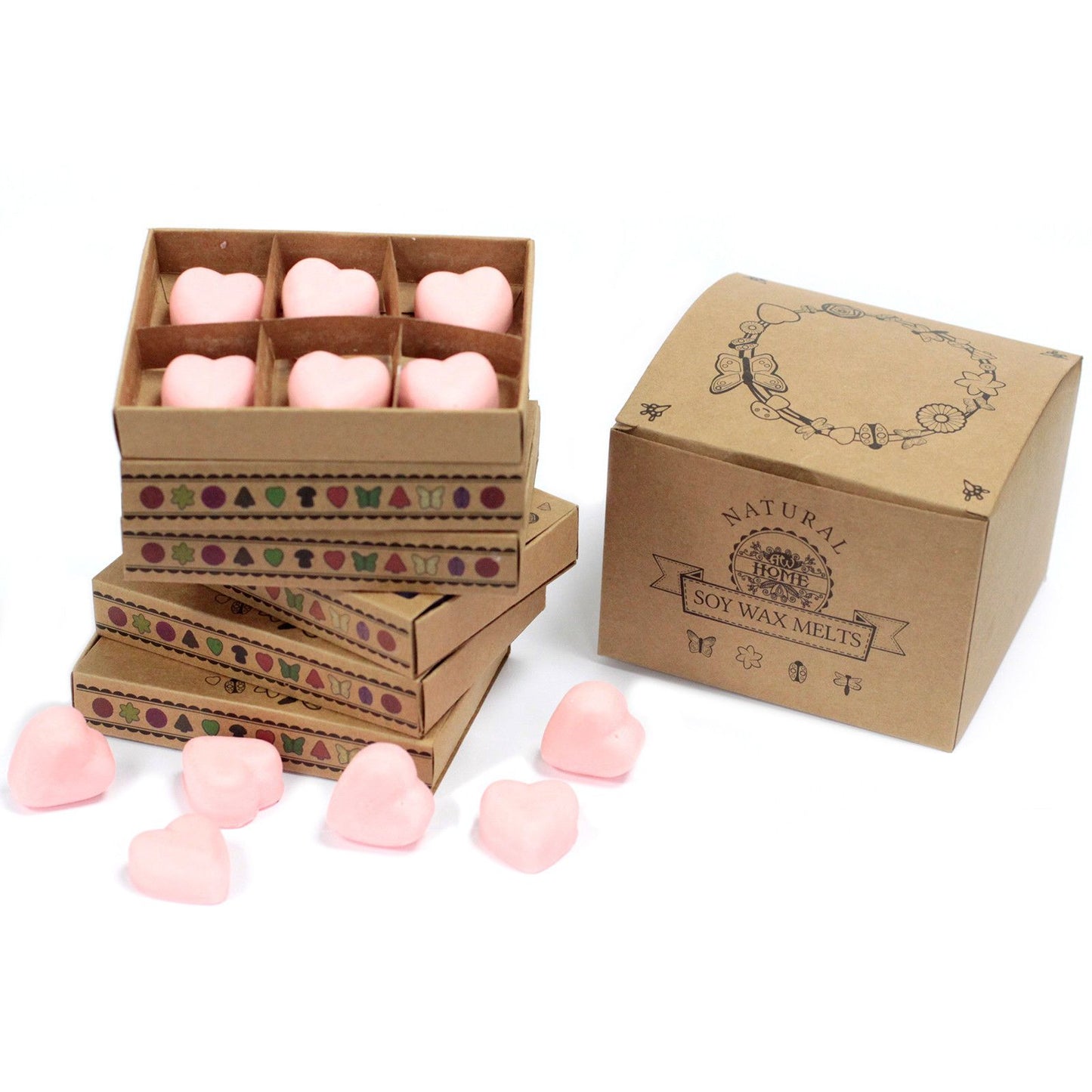 Box of 6 Soy Wax Crayons - Dragon's Blood