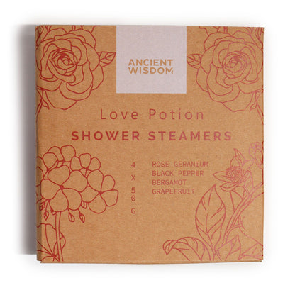 Zen Shower Tablets - Therapeutic Wellness Quartet - Love Potion