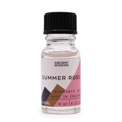 Huile parfumée 10 ml - Rose d'été