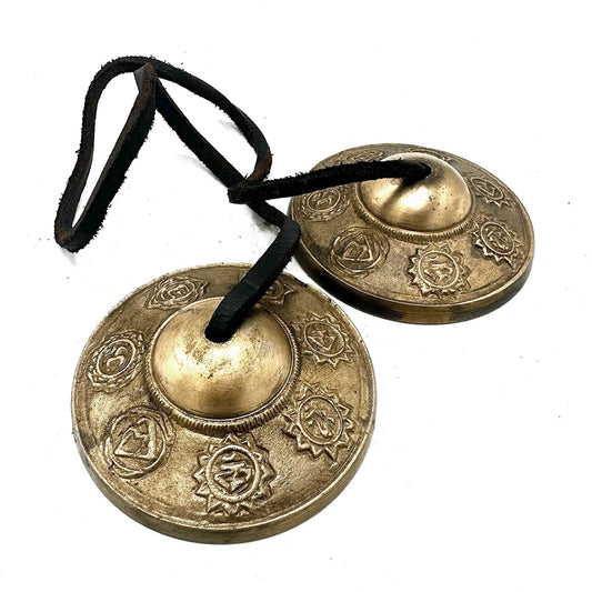 Tibetan Tingsha - Seven Chakras - approximately 7 cm