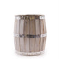 STOOL - Beer Barrel Table - Washed