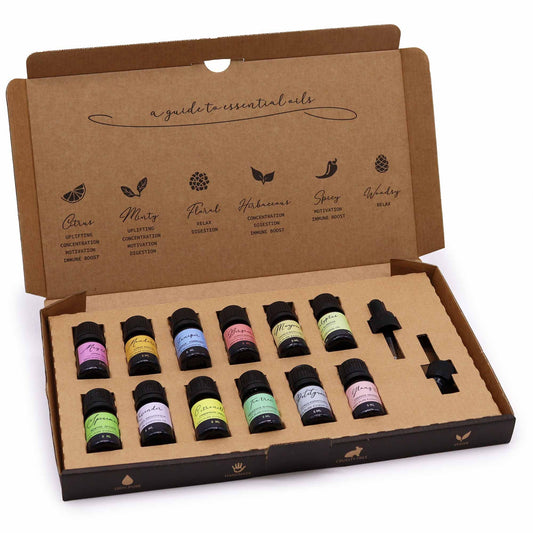 Essential Oils for Aromatherapy Gift Set - Spring