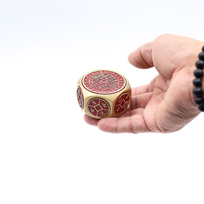 Feng Shui Fortune - Red Calendar and Coin Dice - Auspicious Date Picker