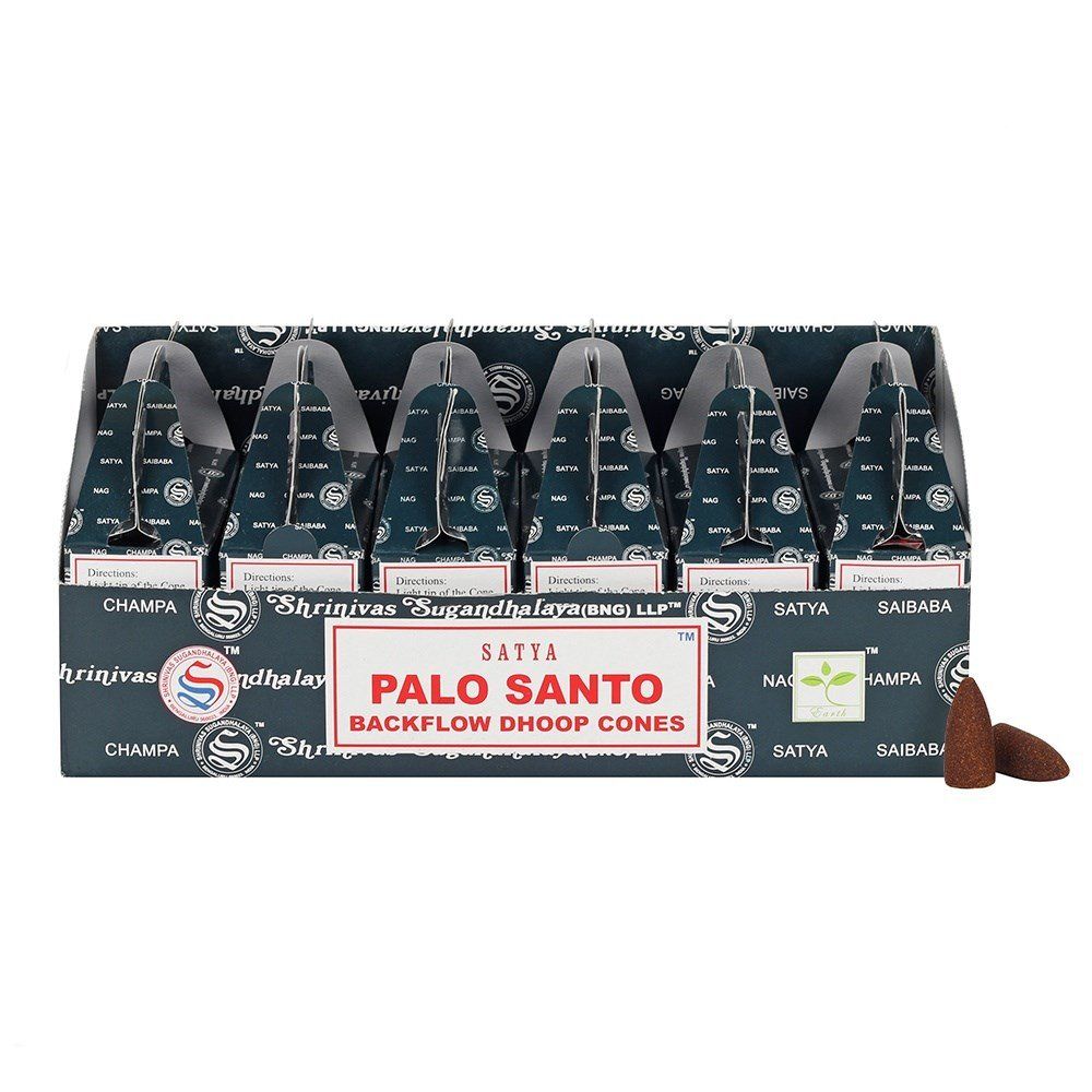 Satya Reflux Dhoop Cones - Palo Santo (24 units)