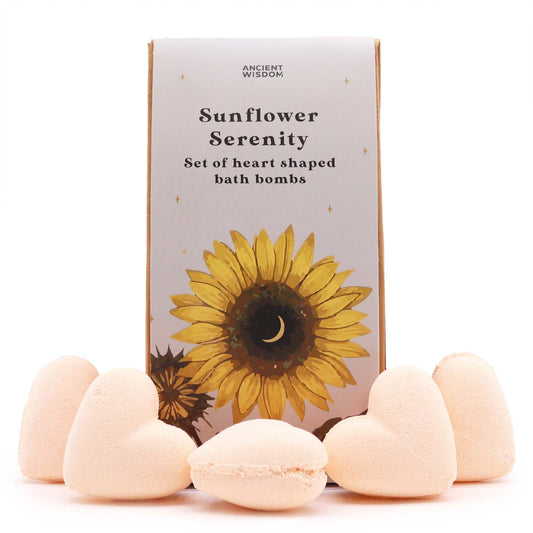 Heart-Sunflower Bath Bomb Set