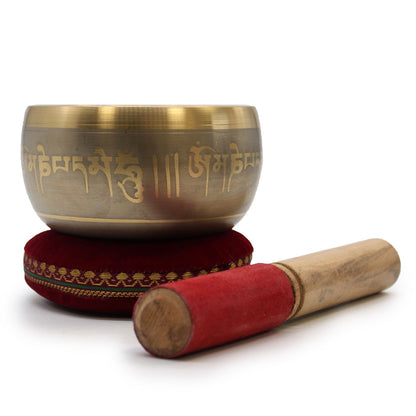 Velvet cushion for Tibetan singing bowl - 11cm