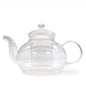 Glass teapot with infuser - Round pearl - 800ml