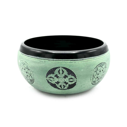 Tibetan Singing Bowl - Mandala Buddha - 16 cm