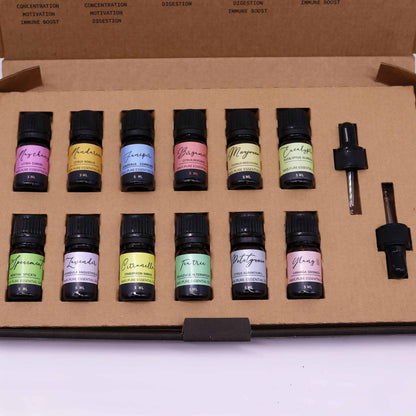 Essential Oils for Aromatherapy Gift Set - Spring