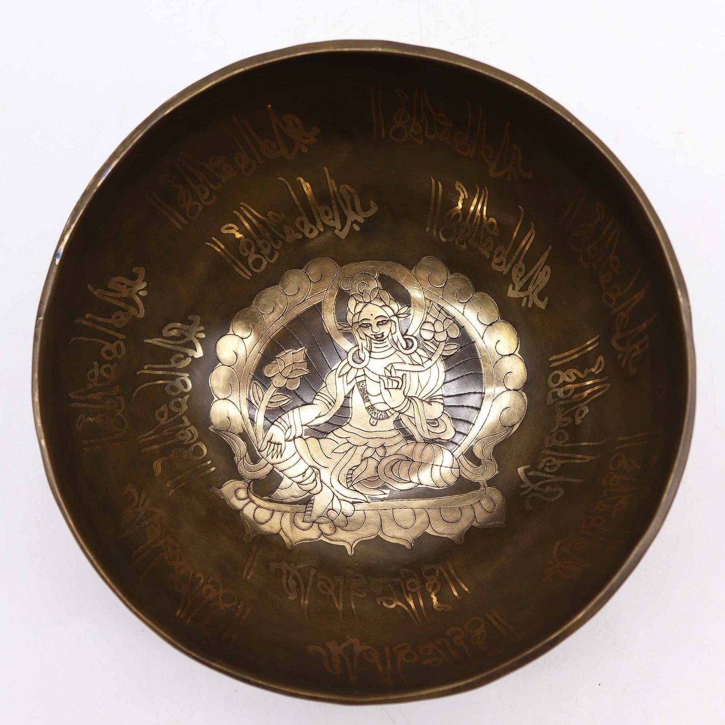 Golden Brass Tara - Special Bowl Set