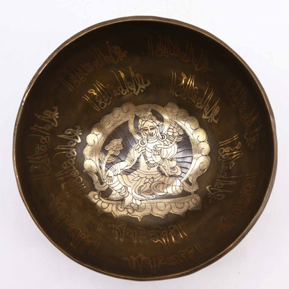 Golden Brass Tara - Special Bowl Set