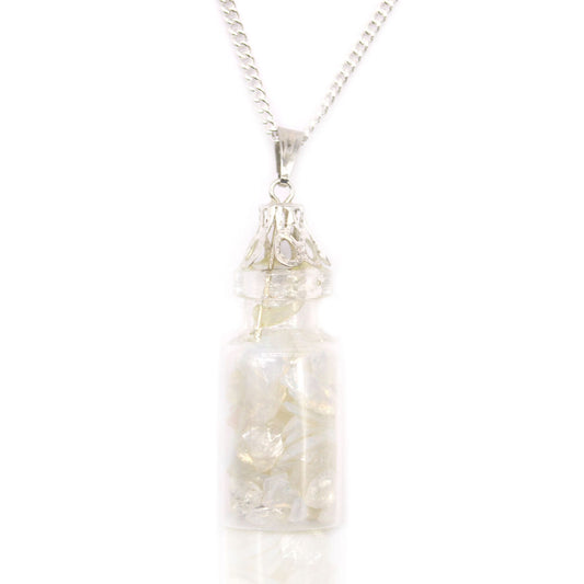 Bottled Gemstone Necklace - Opalite