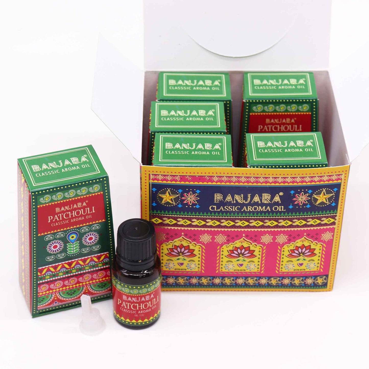Huile parfumée indienne Banjara 10 ml - Pathchouli
