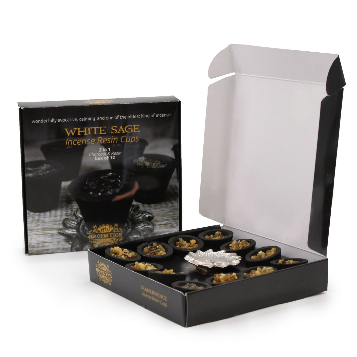 Box of 12 resin cups - Myrrh