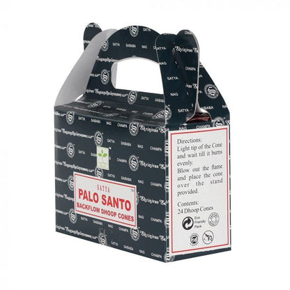 Satya Reflux Dhoop Cones - Palo Santo (24 units)