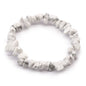Gemstone Fragment Bracelet - White Jasper