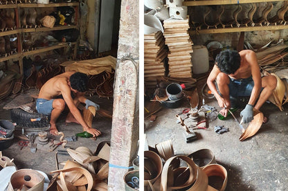 Lámpara de Coco Natural - Envoltura Natural