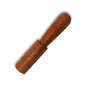 Wooden Stick - 13 cm - Shaped Handle - without leather