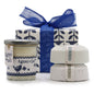 Gift Set: Sea Salt and Moss Bath Bombs &amp; Blue Dolly + Parma Violet Candle