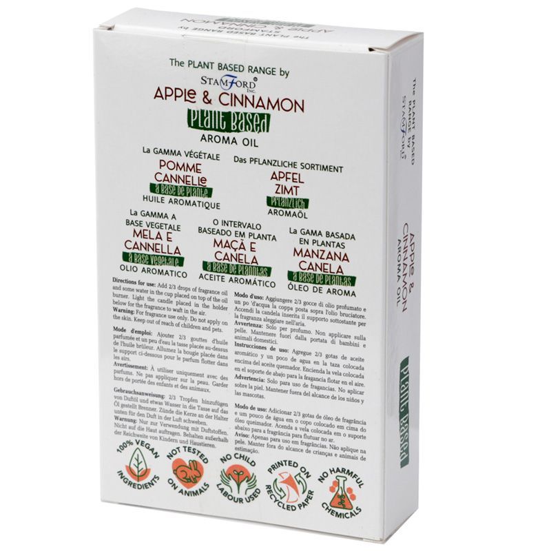 Huiles aromatiques végétales - Cannelle et pomme