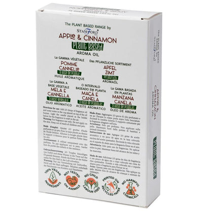 Huiles aromatiques végétales - Cannelle et pomme