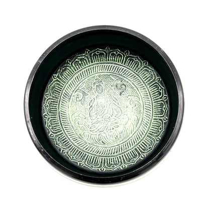 Tibetan Singing Bowl - Mandala Buddha - 16 cm