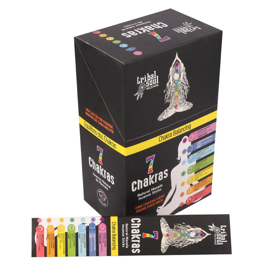 Tribal Soul Incense Sticks - 7 Chakras with Messages