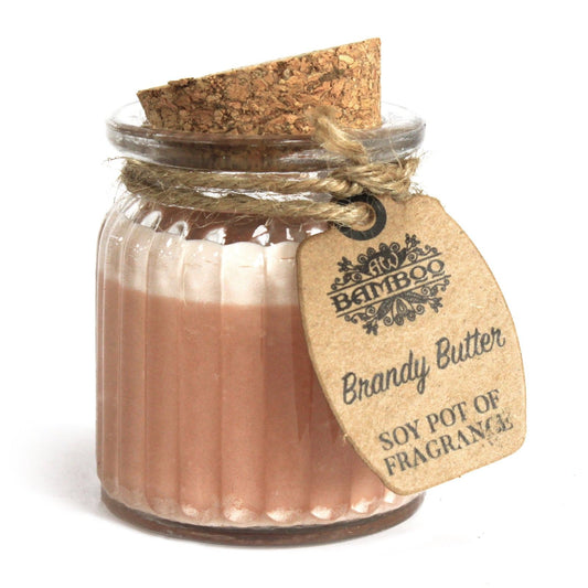 Soy Wax Jar Candle - Brandy Butter