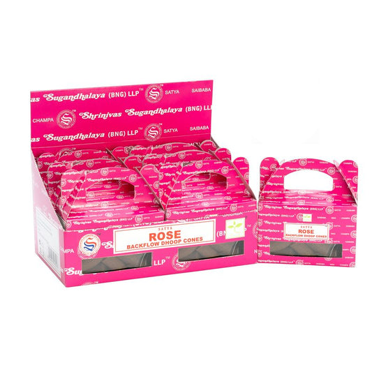 Box of 24 Reflux Cones - Satya Rosa