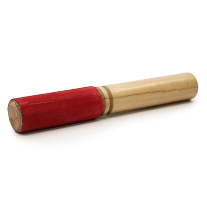 Wooden stick with velvet