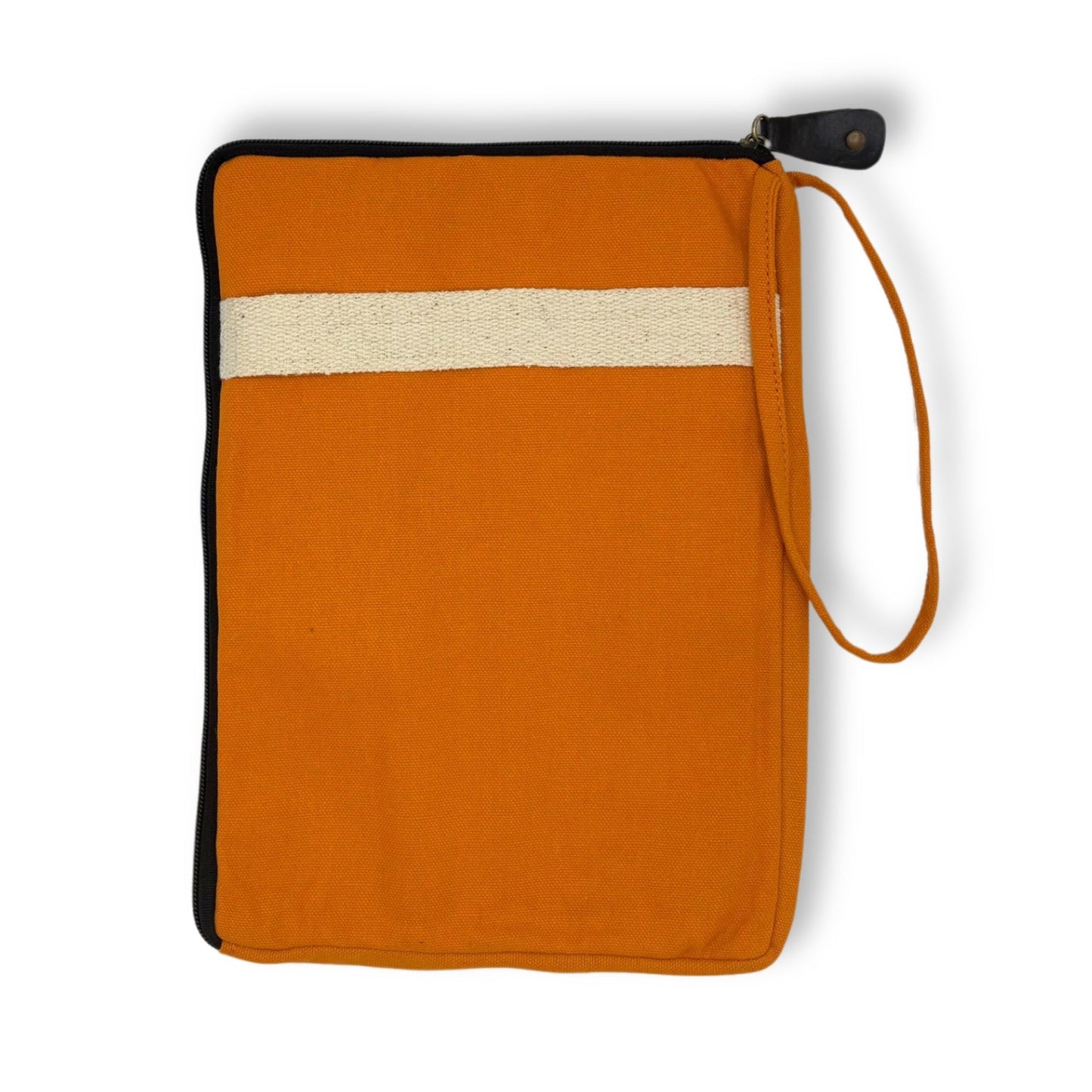 Hop Hare Canvas Laptop Sleeve - Orange